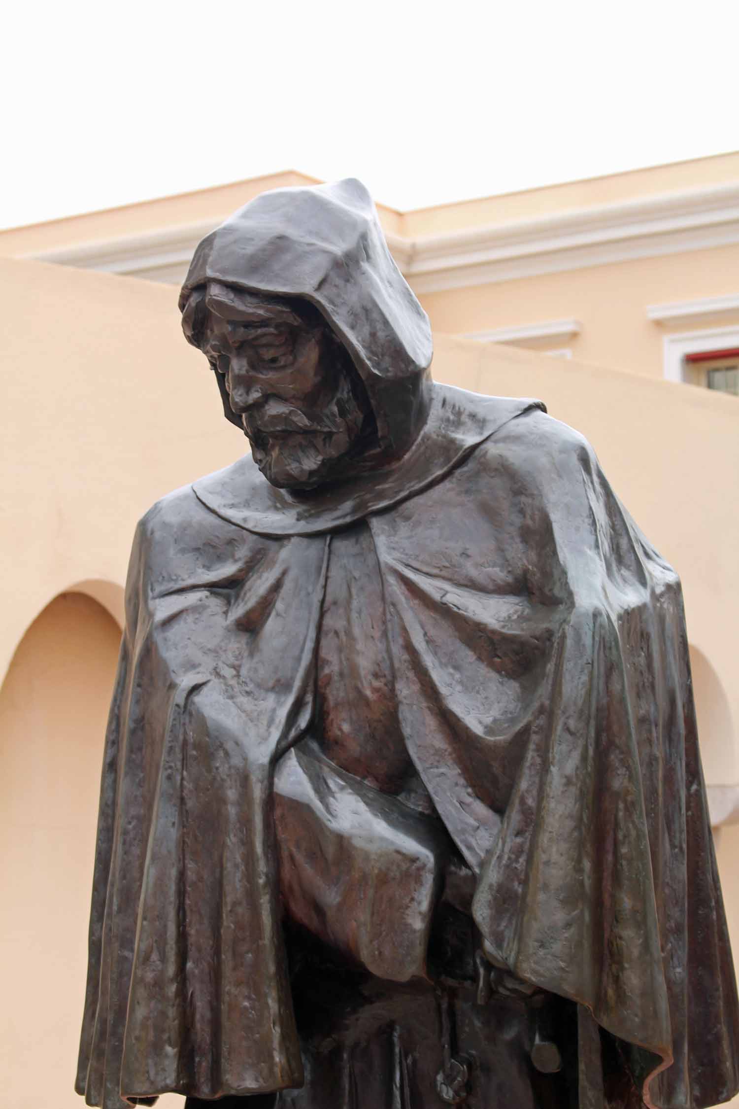 Principauté de Monaco, place du Palais, statue de Grimaldi