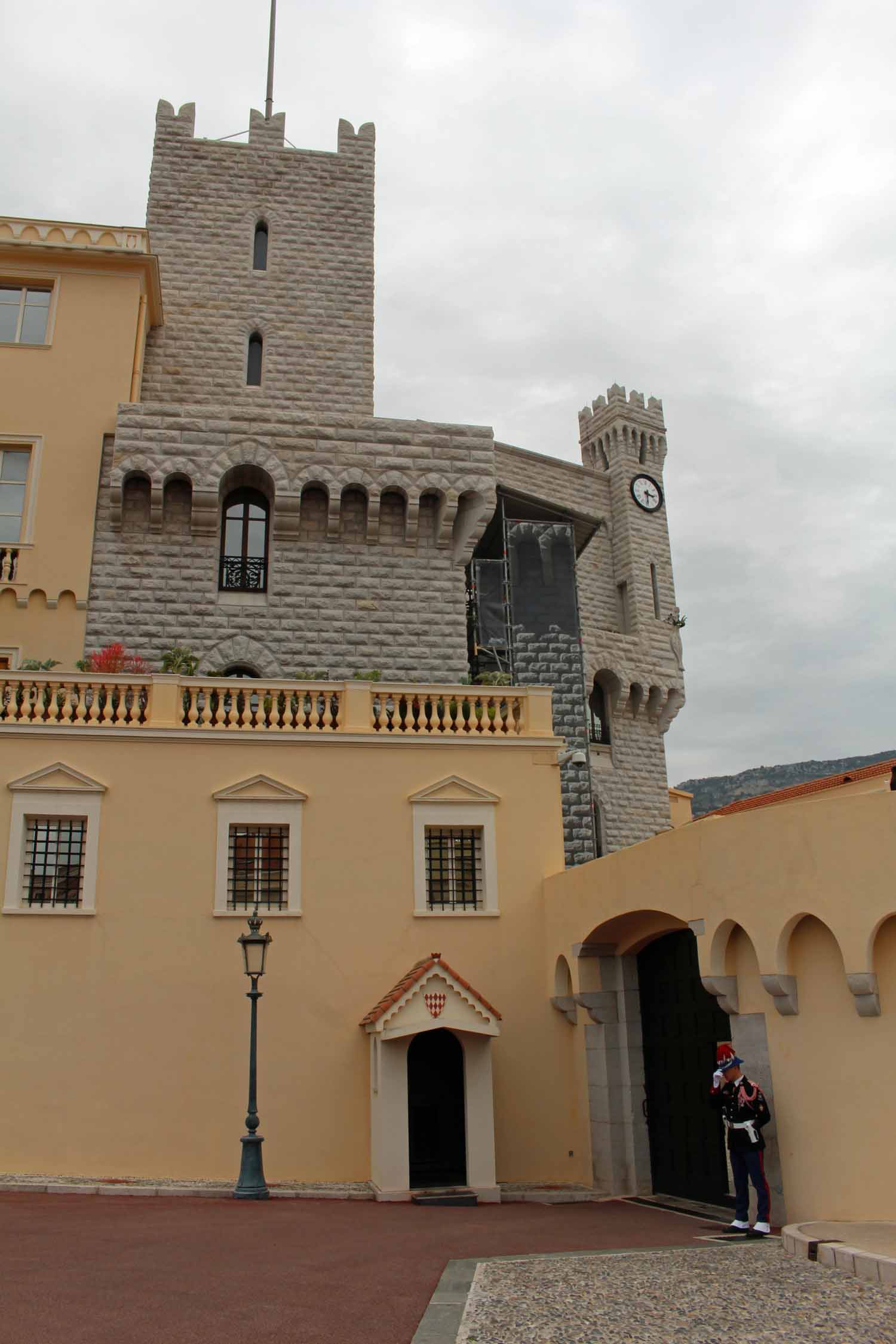 Principauté de Monaco, palais Princier, tours
