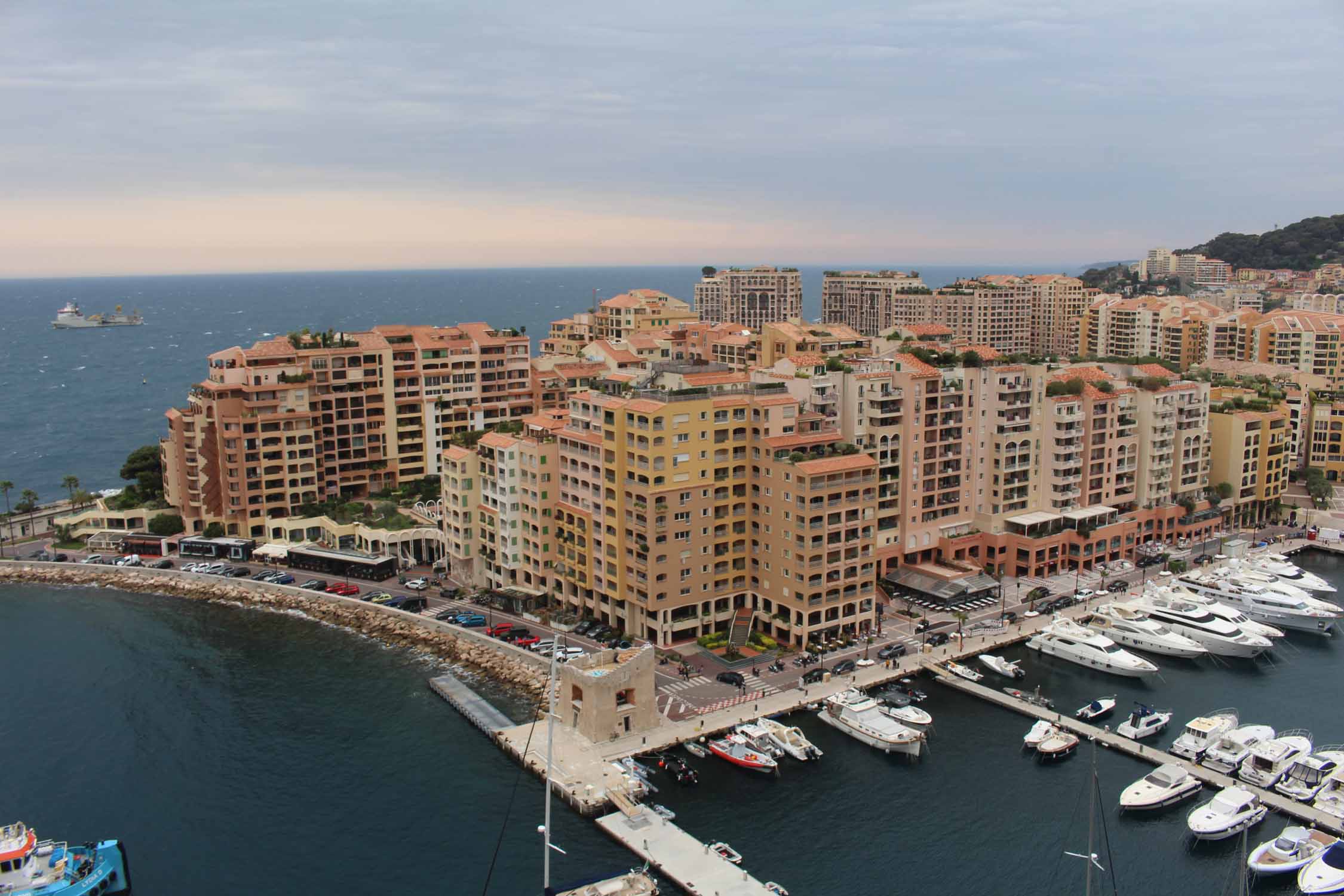 Principauté de Monaco, quartier de Fontvieille