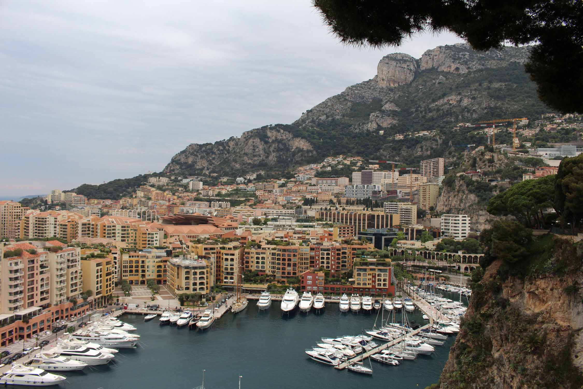 Principauté de Monaco, quartier de Fontvieille, paysage