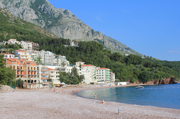 Sveti Stefan, plage