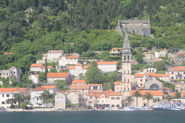 Perast, vue