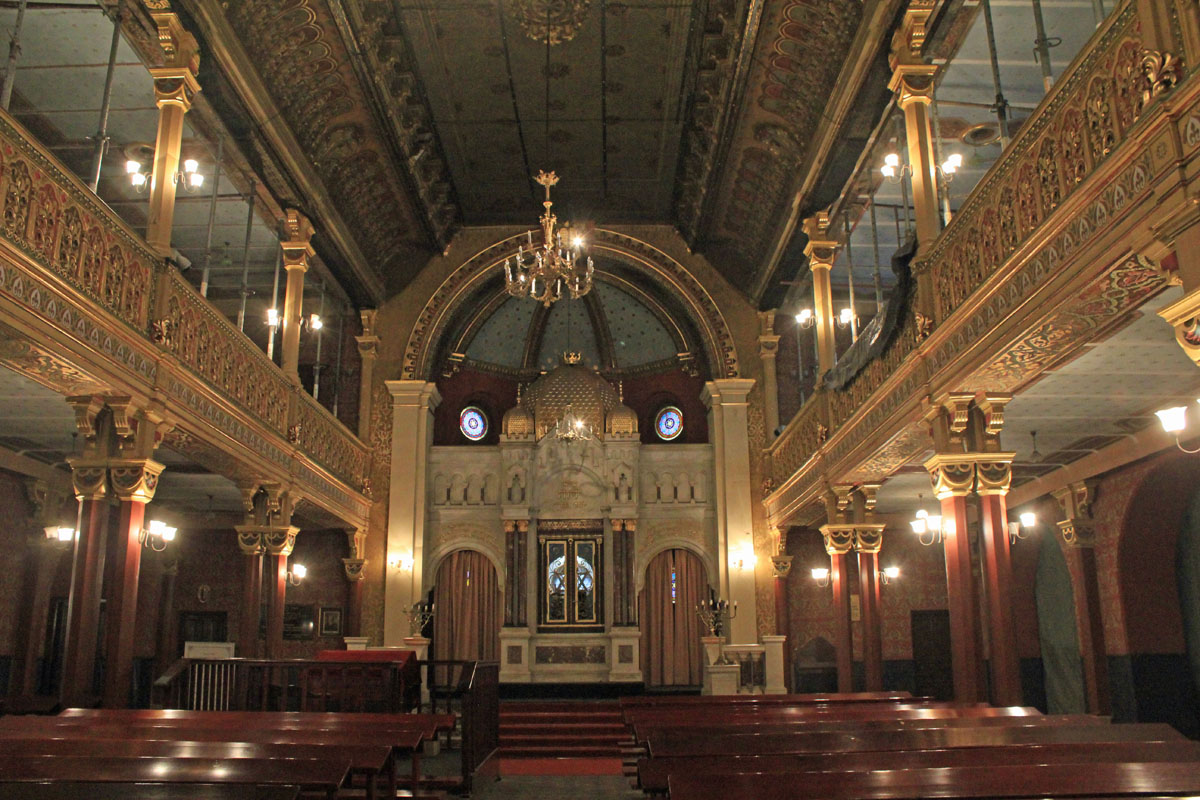 Cracovie, synagogue Tempel, intérieur