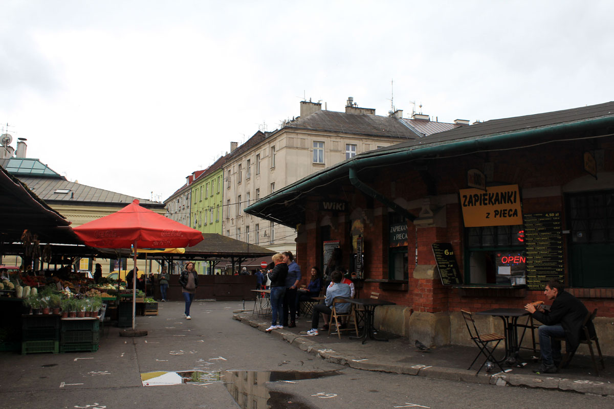 Cracovie, Kazimierz, place nouvelle