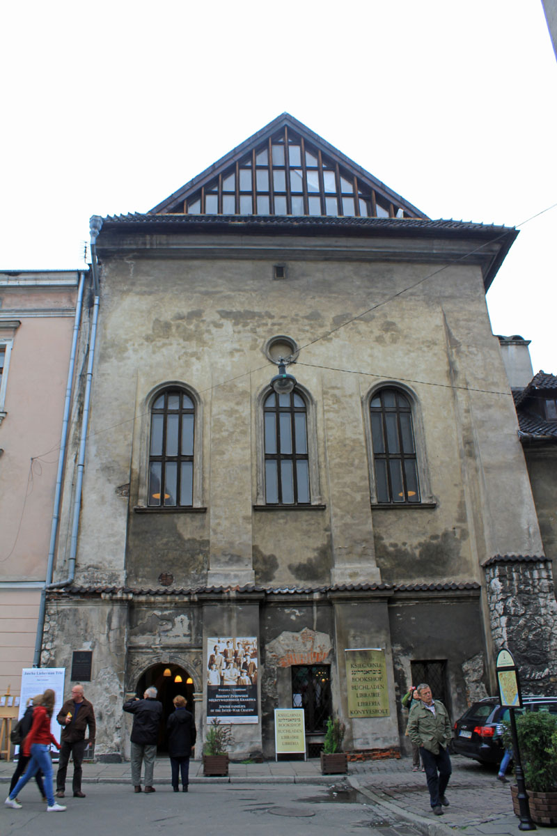 Cracovie, Kazimierz, haute synagogue