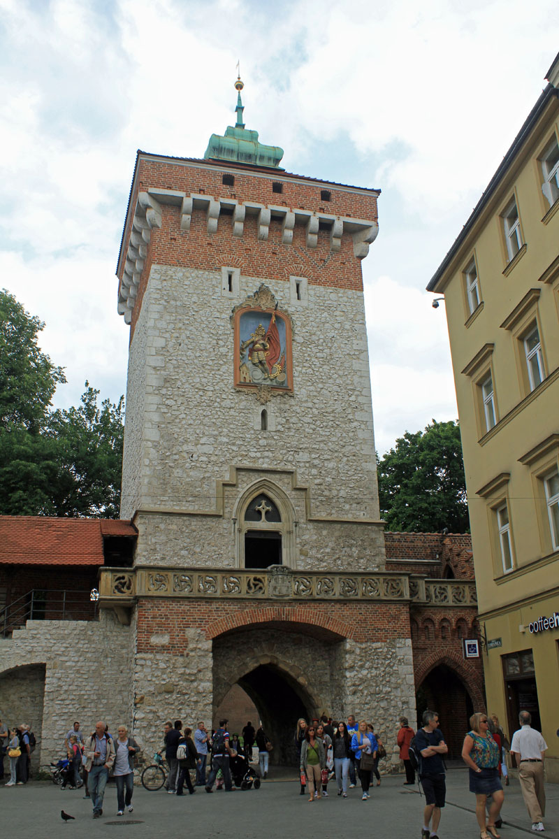 Cracovie, porte Saint-Florian