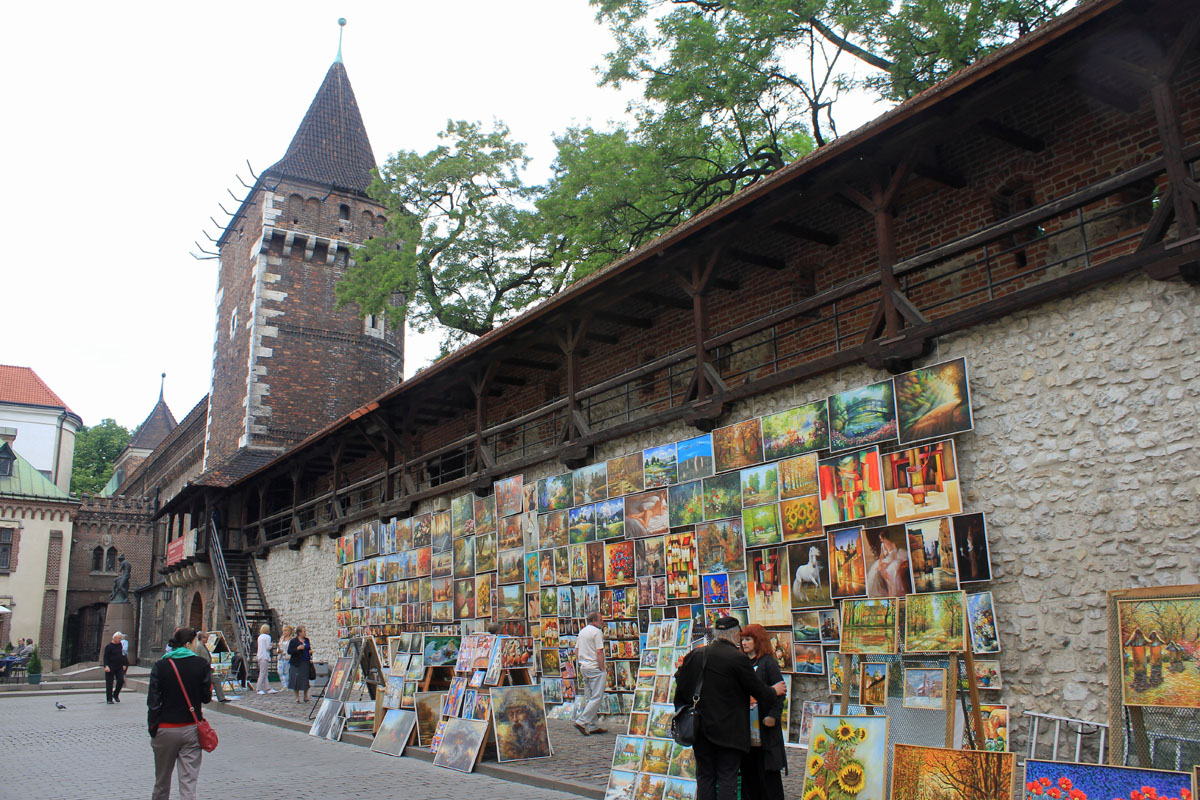 Cracovie, remparts