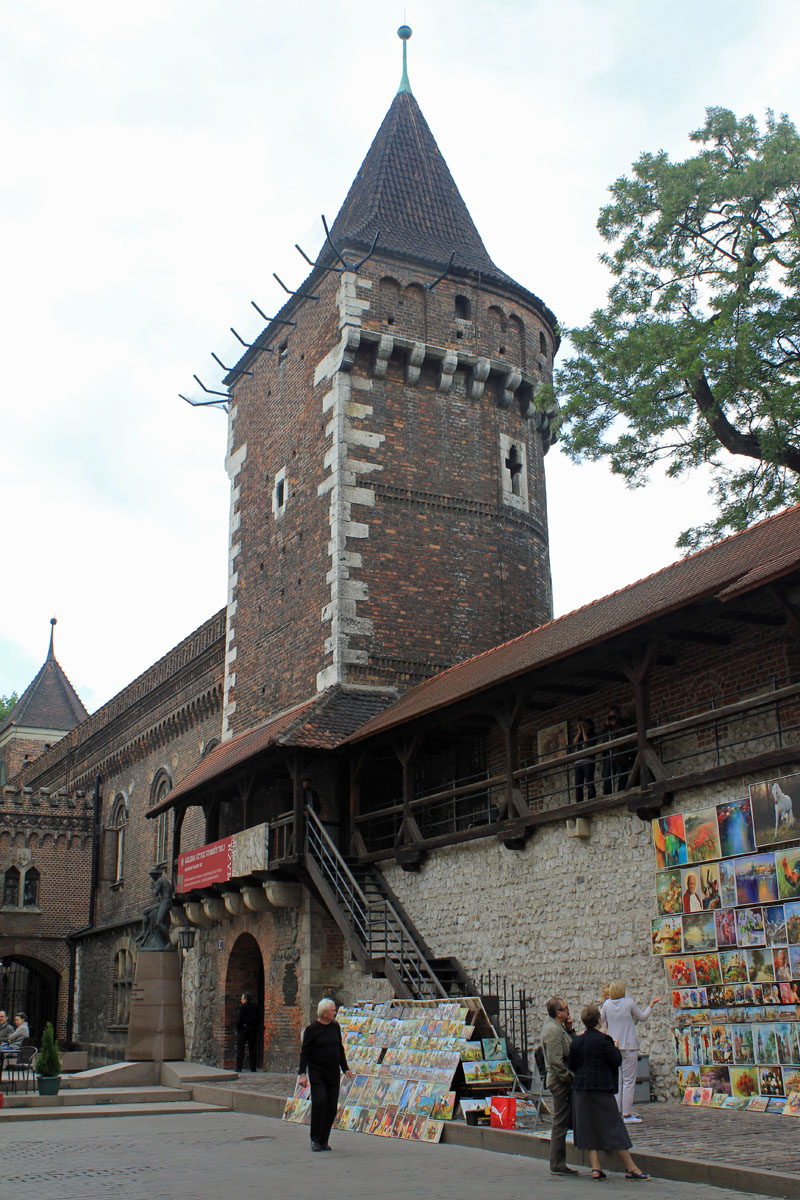 Cracovie, remparts, tour