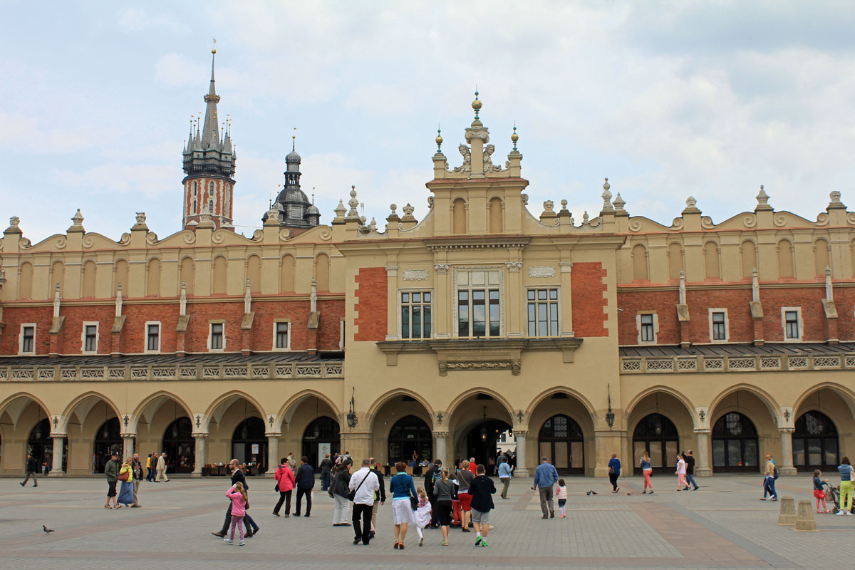 Cracovie, Rynek, Halle aux Draps