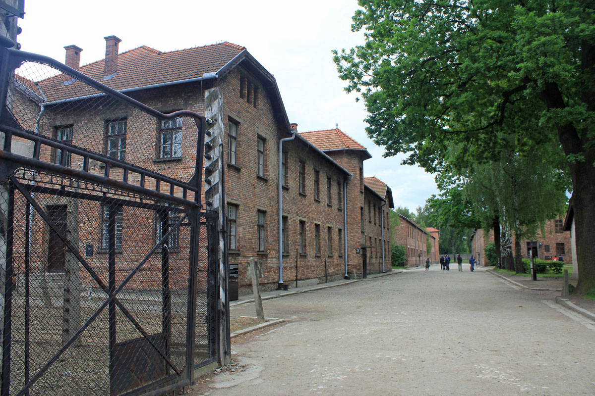 Auschwitz, entrée