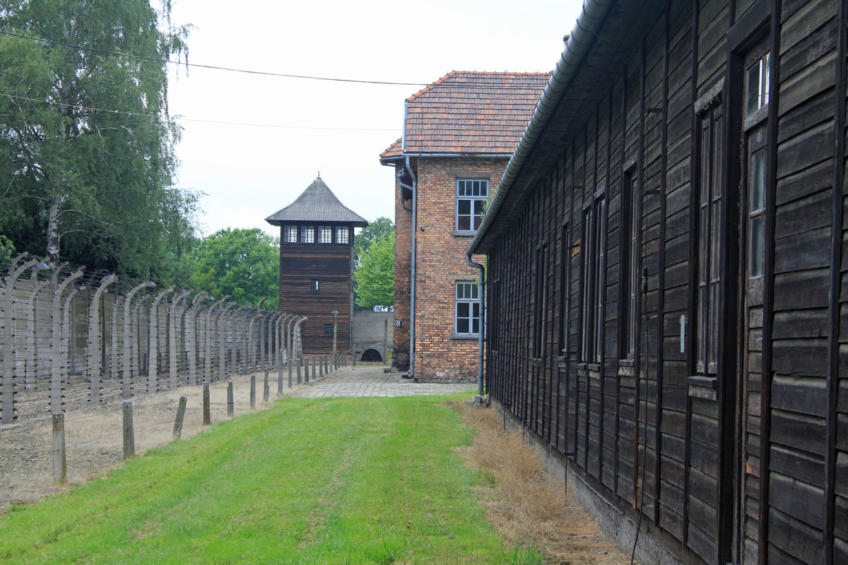 Auschwitz, mirador, camp de concentration