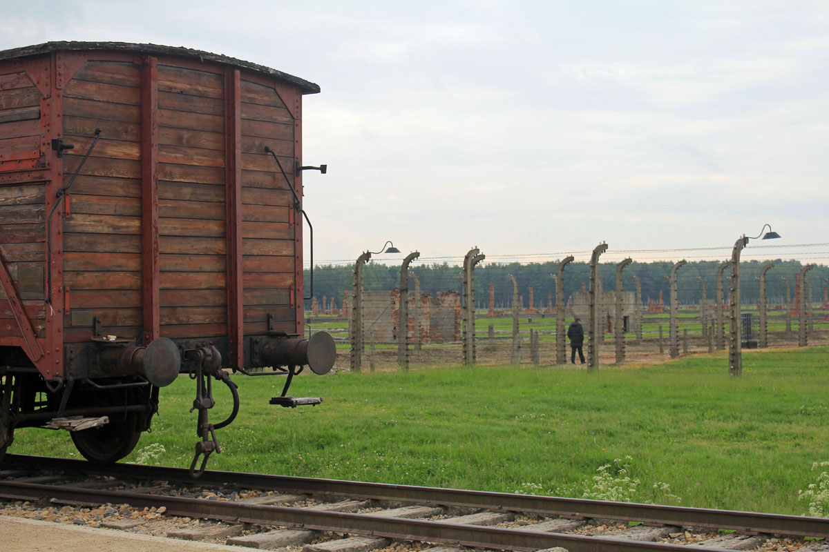 Camp de Birkenau, train