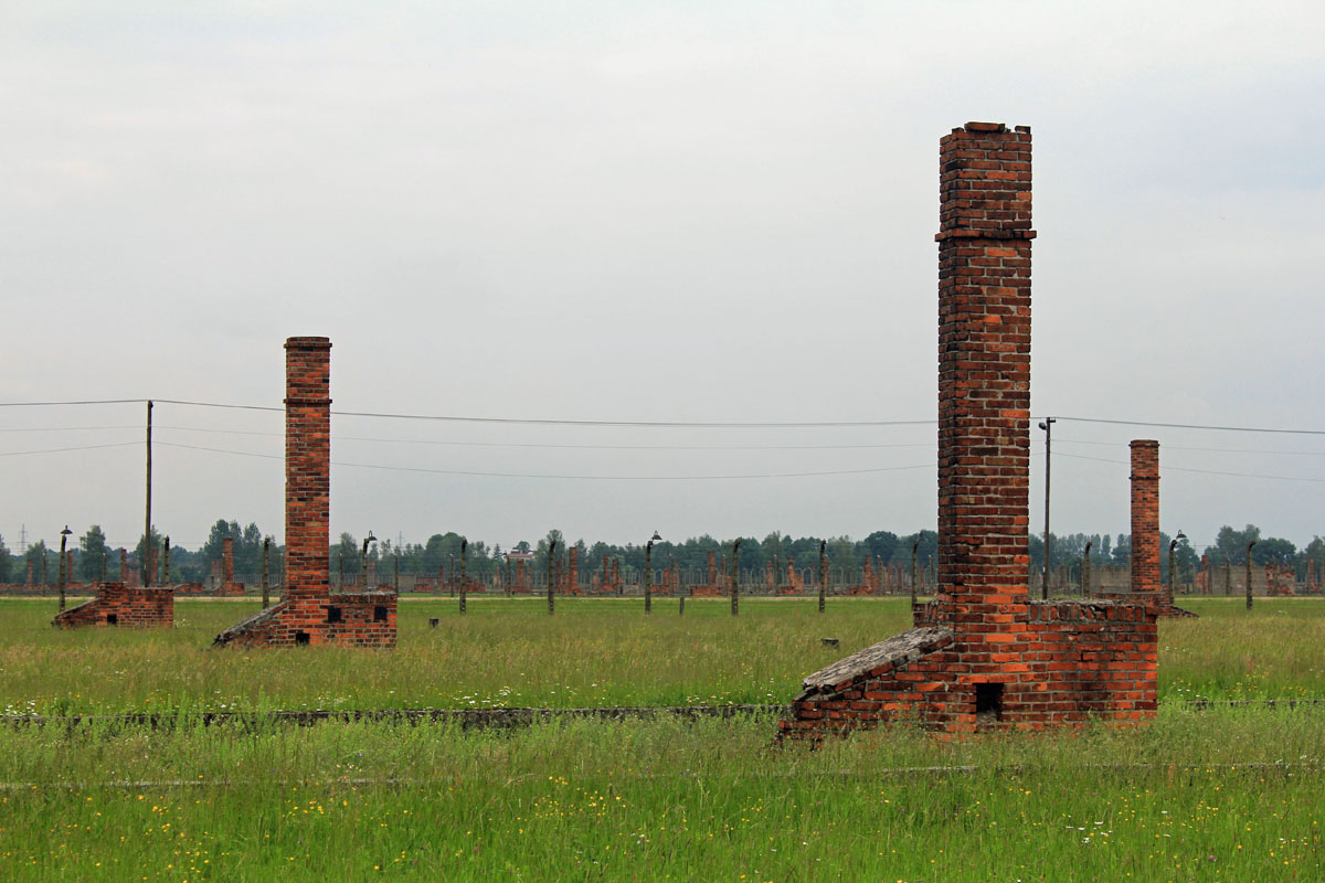 Birkenau, cheminées