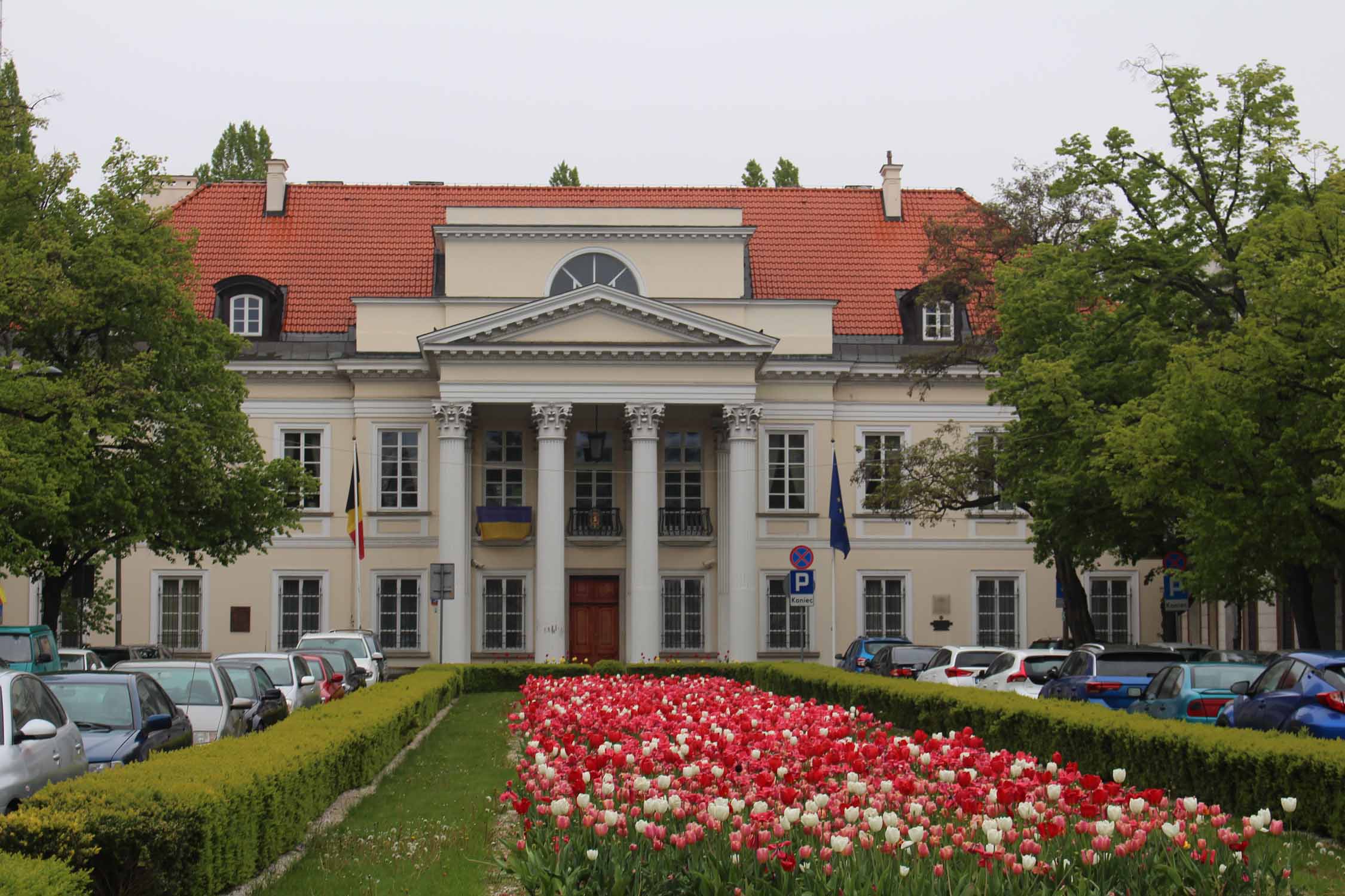 Varsovie, bâtiment ambassade de Belgique
