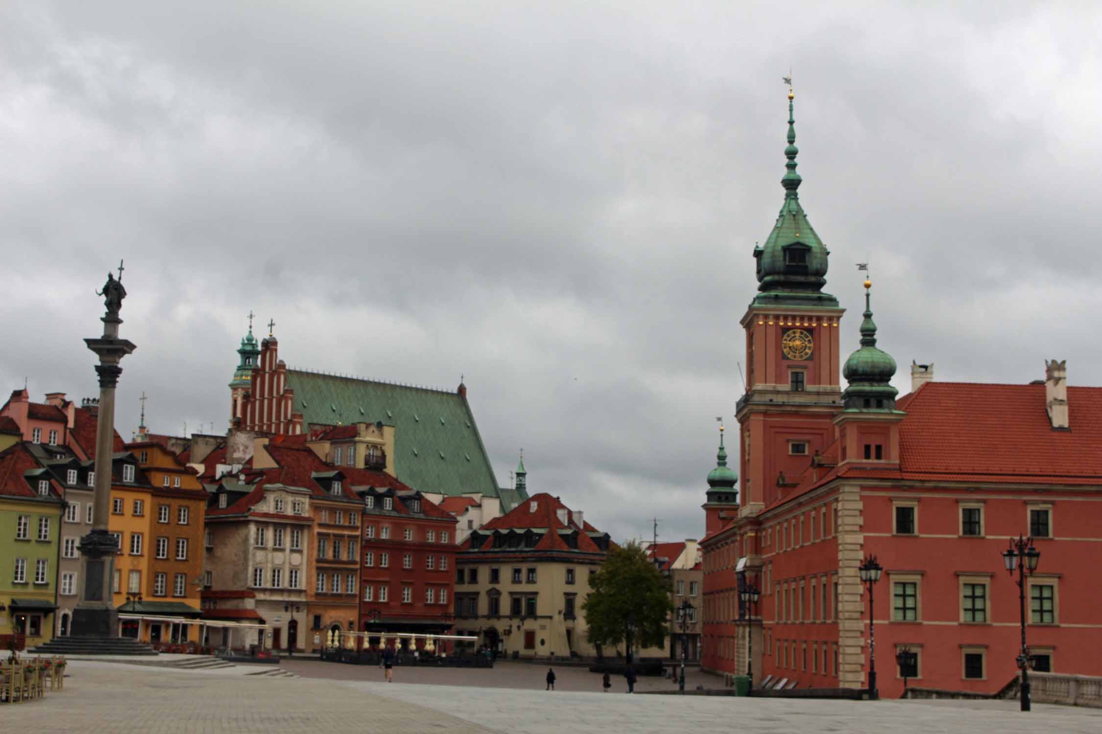 Varsovie, place Zamkovy