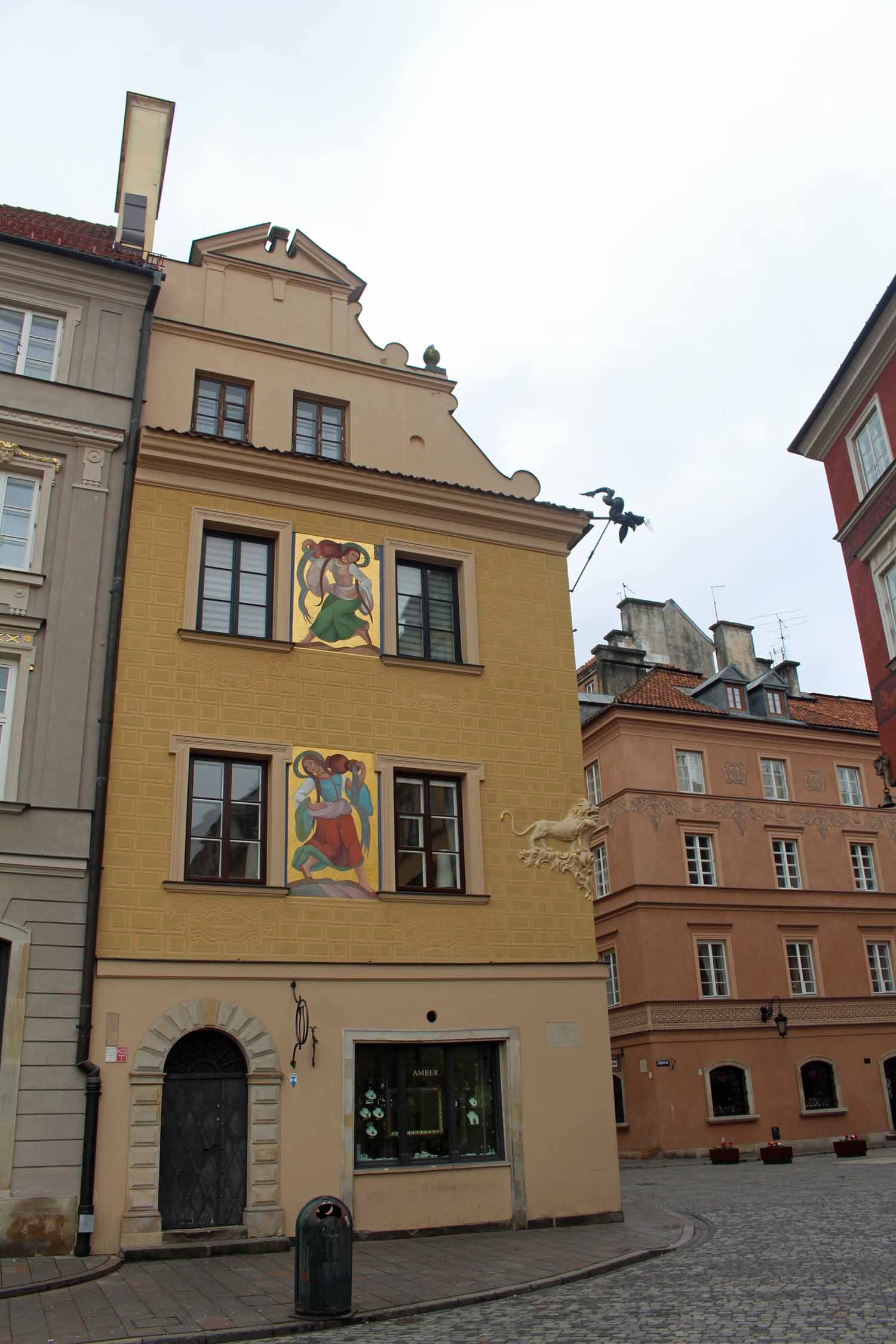 Varsovie, place de la Vieille ville, façade