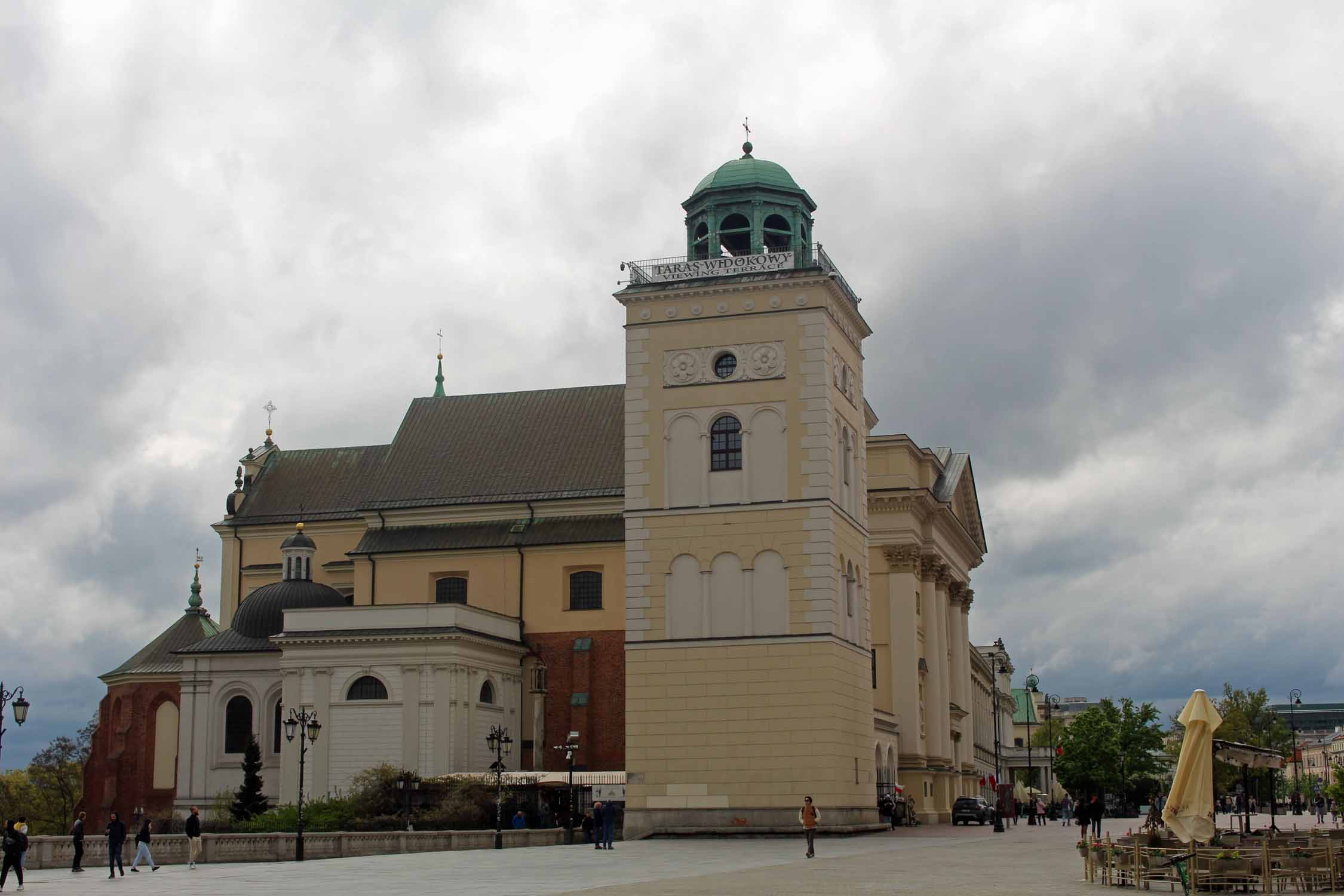 Varsovie, église Sainte-Anne, place Zamkovy