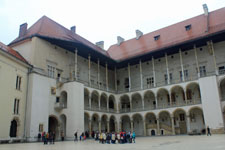 Cracovie, Ch&acirc;teau Royal, cour