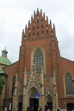 Cracovie, basilique de la Sainte Trinit&eacute;