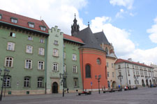 Cracovie, place du Petit March&eacute;