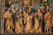 Cracovie, &eacute;glise Notre-Dame, retable de Veit Stoss