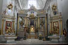 Varsovie, &eacute;glise de l'Assomption, int&eacute;rieur