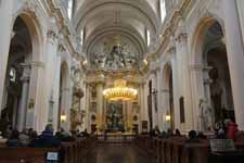 Varsovie, &eacute;glise des Visitandines, int&eacute;rieur