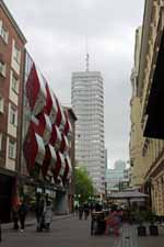 Varsovie, rue Chmielna, fa&ccedil;ades