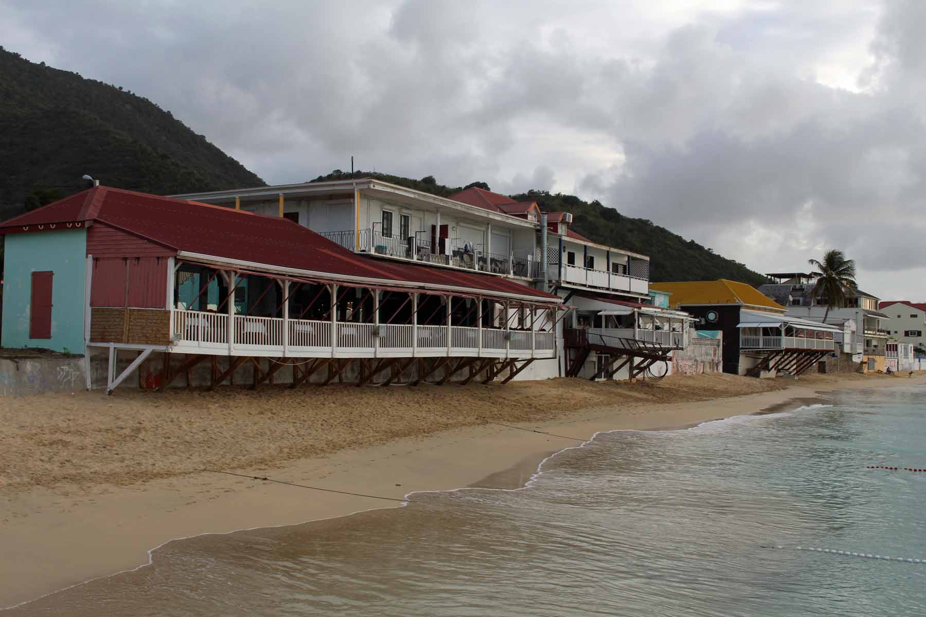 Ile de Saint-Martin, Grand-Case, front de mer