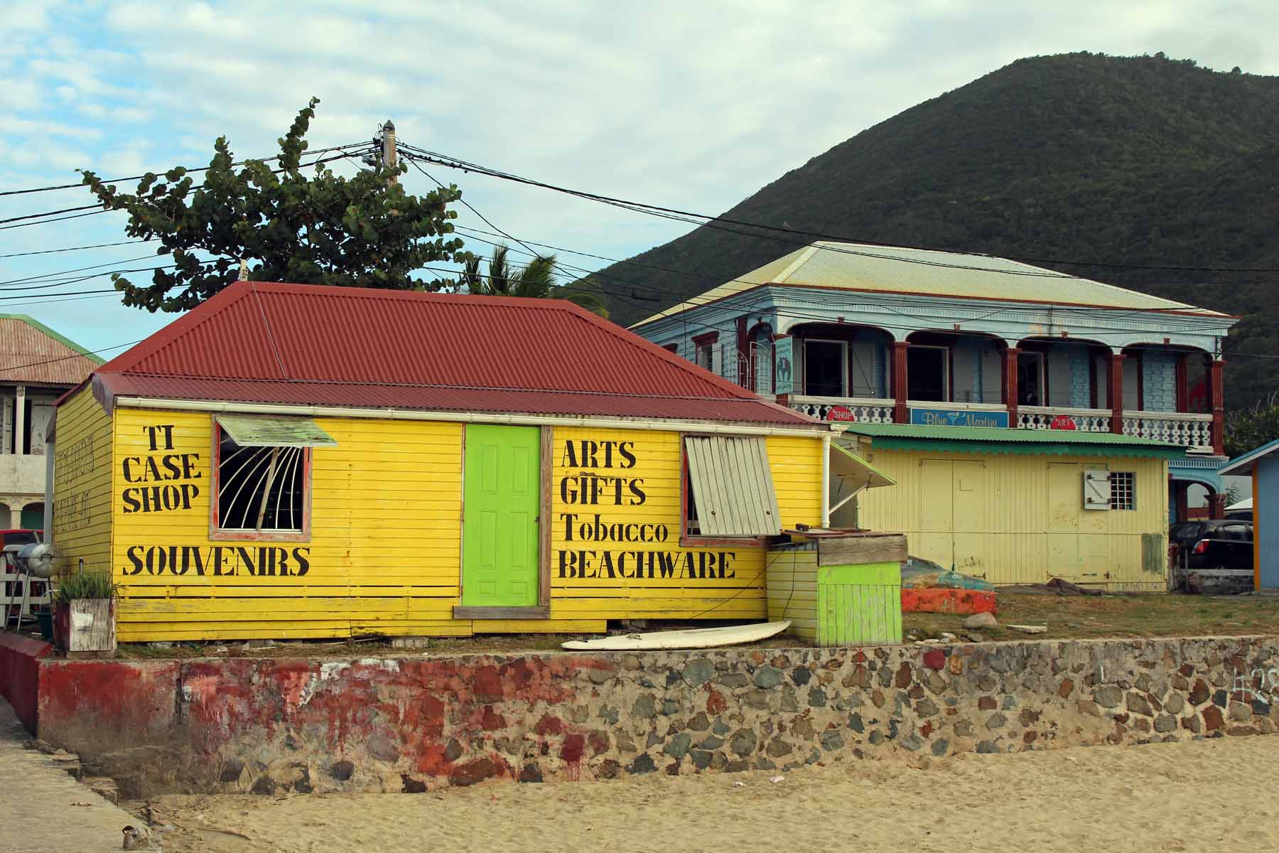 Ile de Saint-Martin, Grand-Case, maison typique