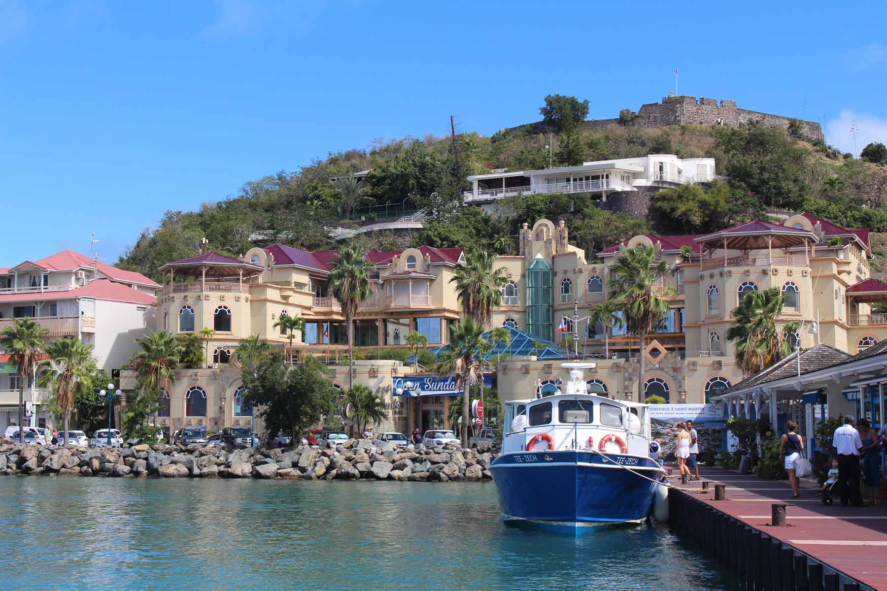 Ile de Saint-Martin, port de Marigot