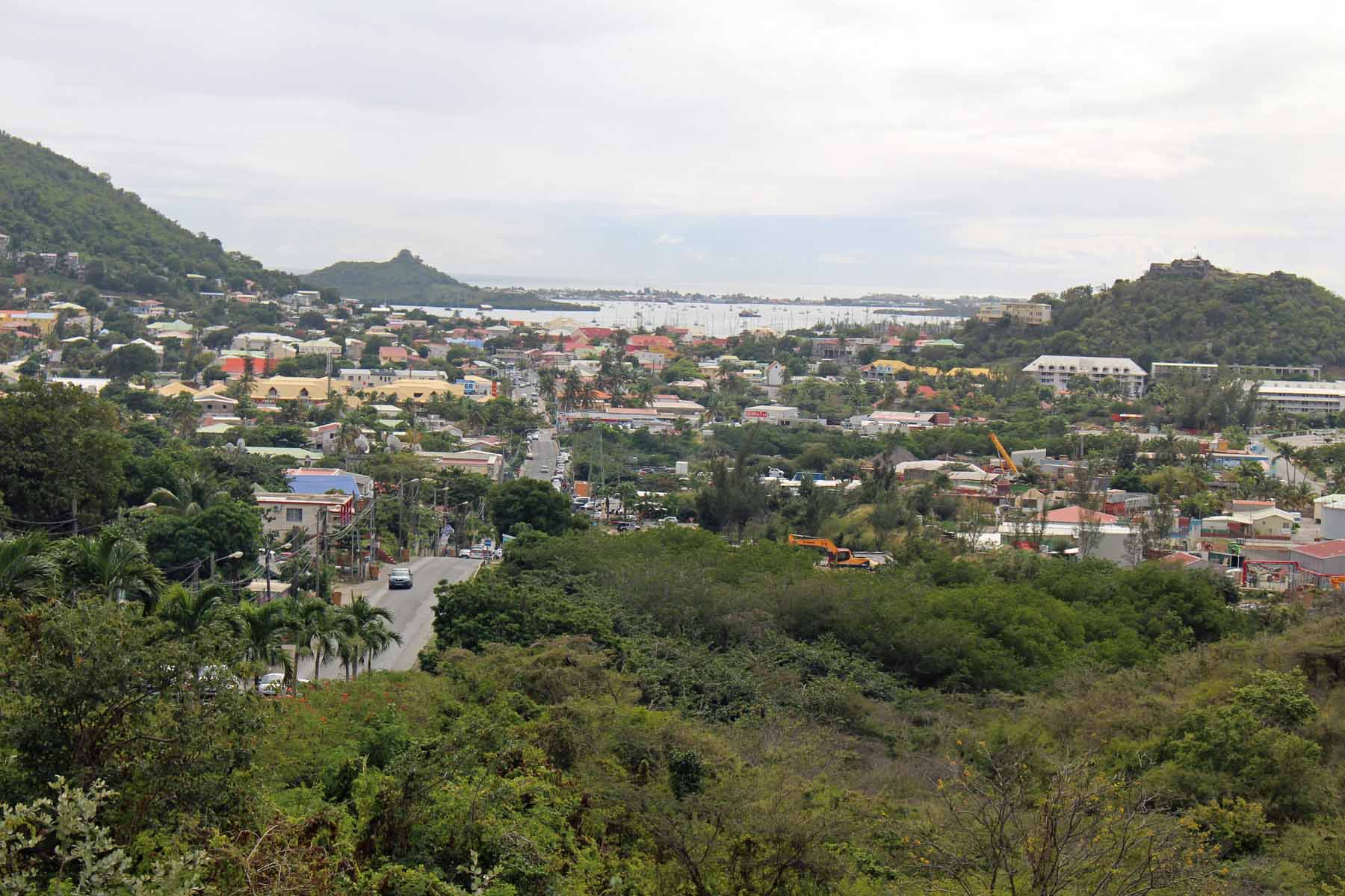 Ile de Saint-Martin, vue, Marigot