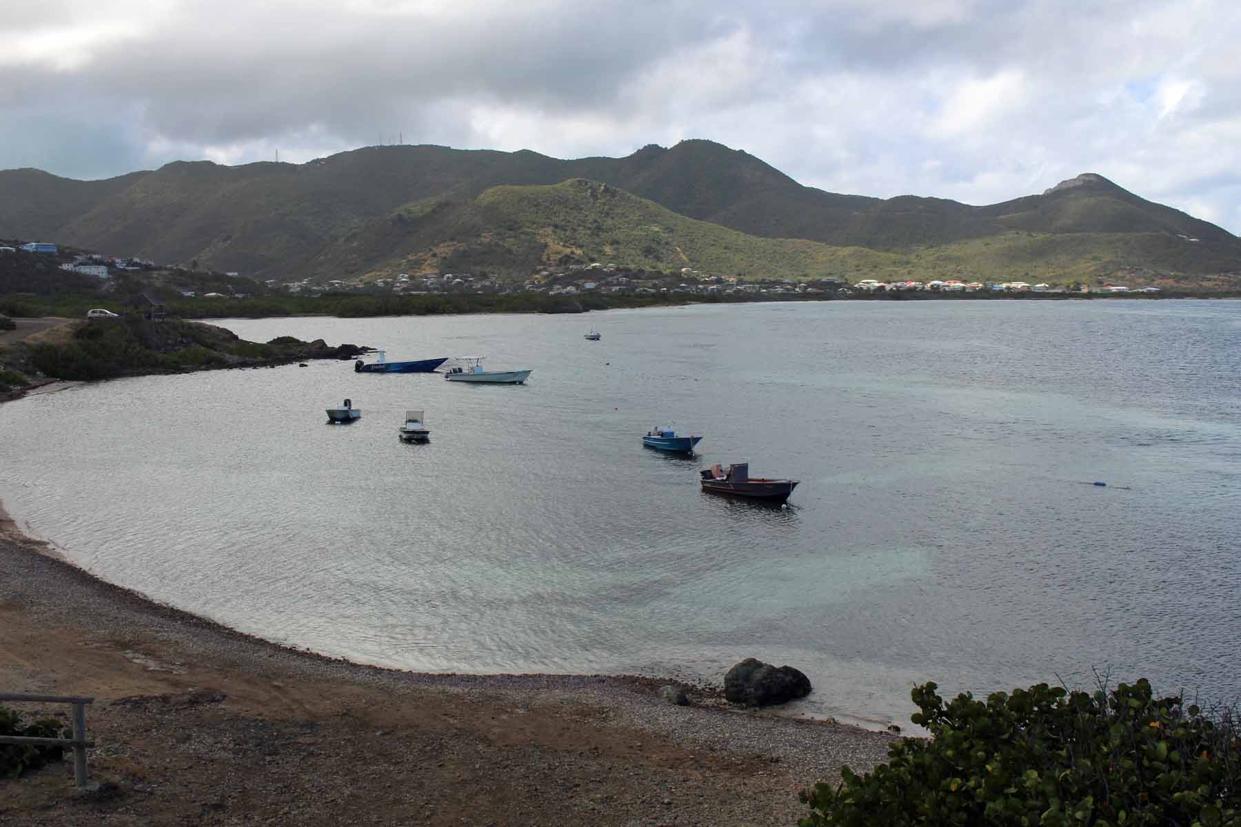 Ile de Saint-Martin, baie de l'Embouchure