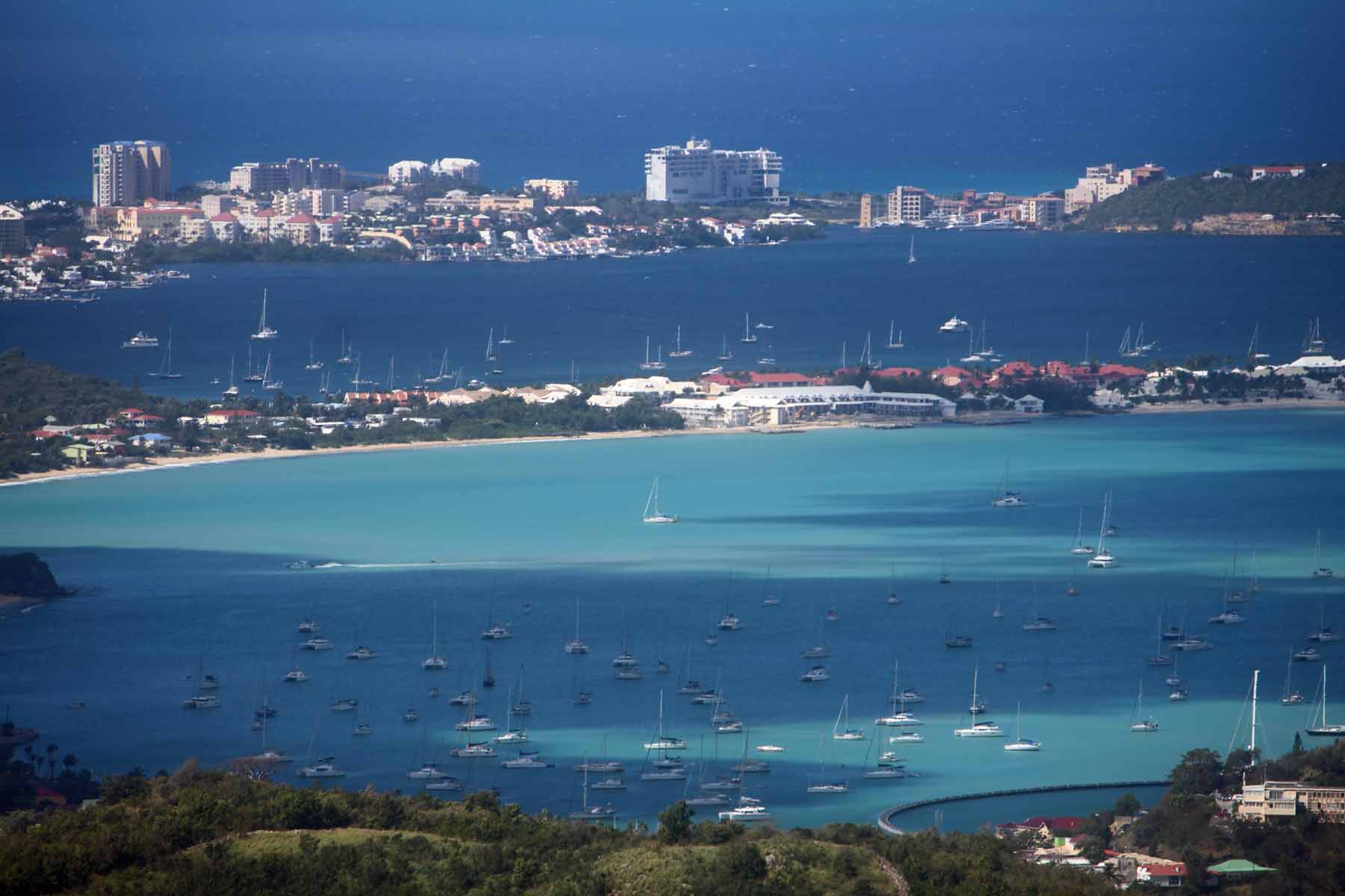 Ile de Saint-Martin, mer turquoise