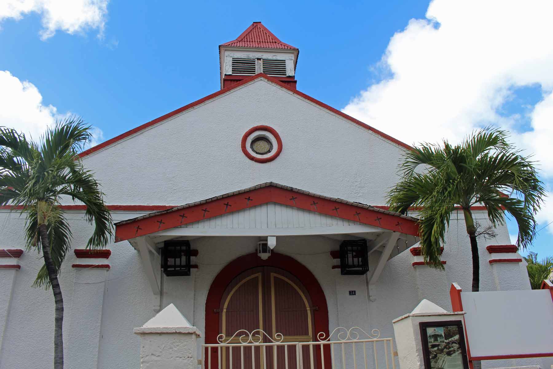 Ile de Saint-Martin, Marigot, église adventiste