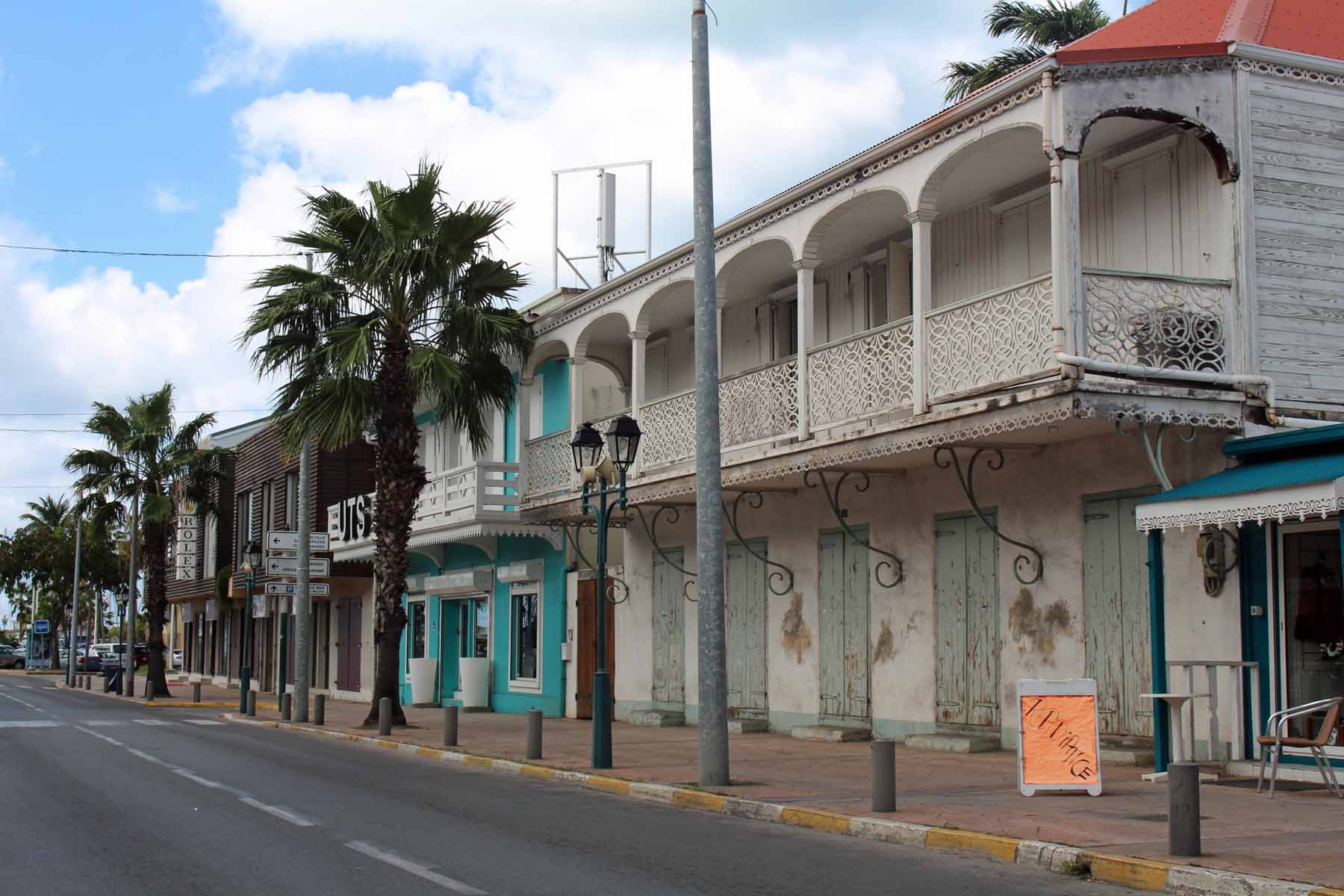 Ile de Saint-Martin, Marigot, avenue de la République