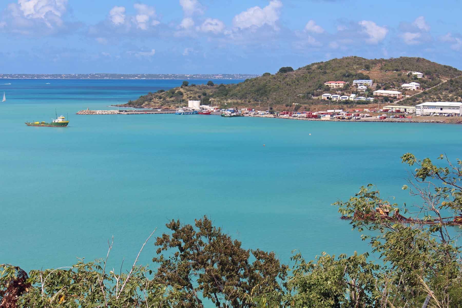 Ile de Saint-Martin, Marigot, baie de la Potence