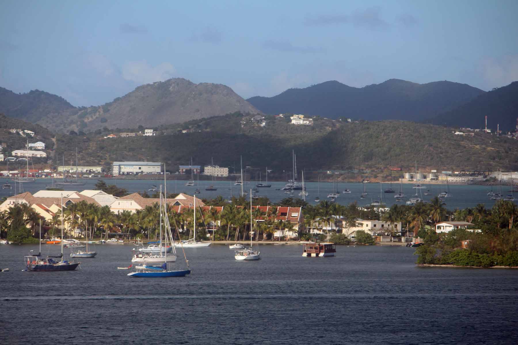 Ile de Saint-Martin, lagon de Simpson Bay