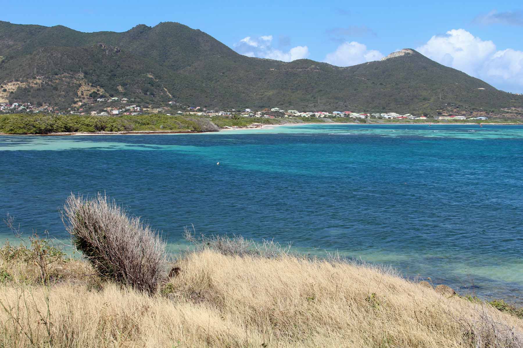 Ile de Saint-Martin, Baie Lucas, paysage