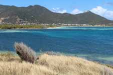 Ile de Saint-Martin, Baie Lucas, paysage