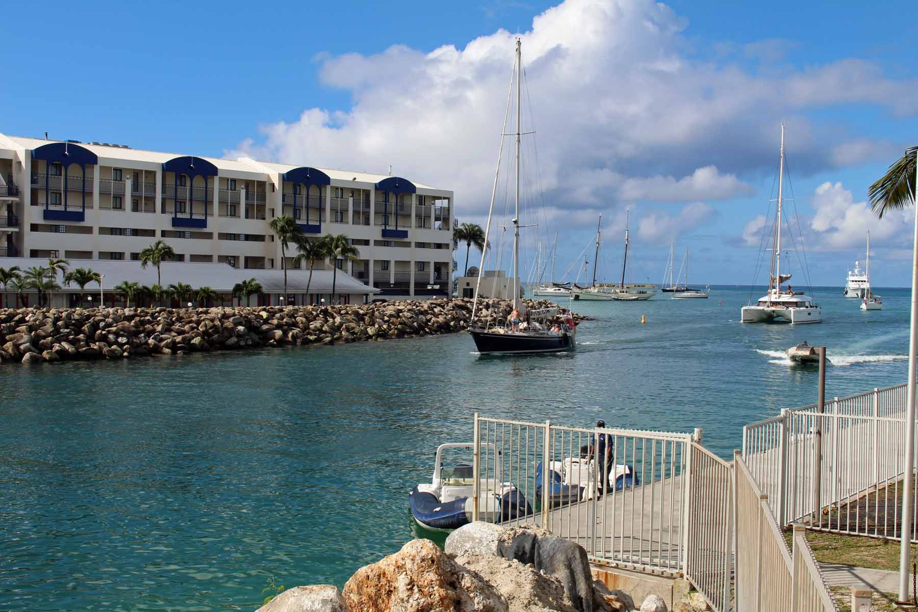 Sint Maarten, Simpson Bay, pont