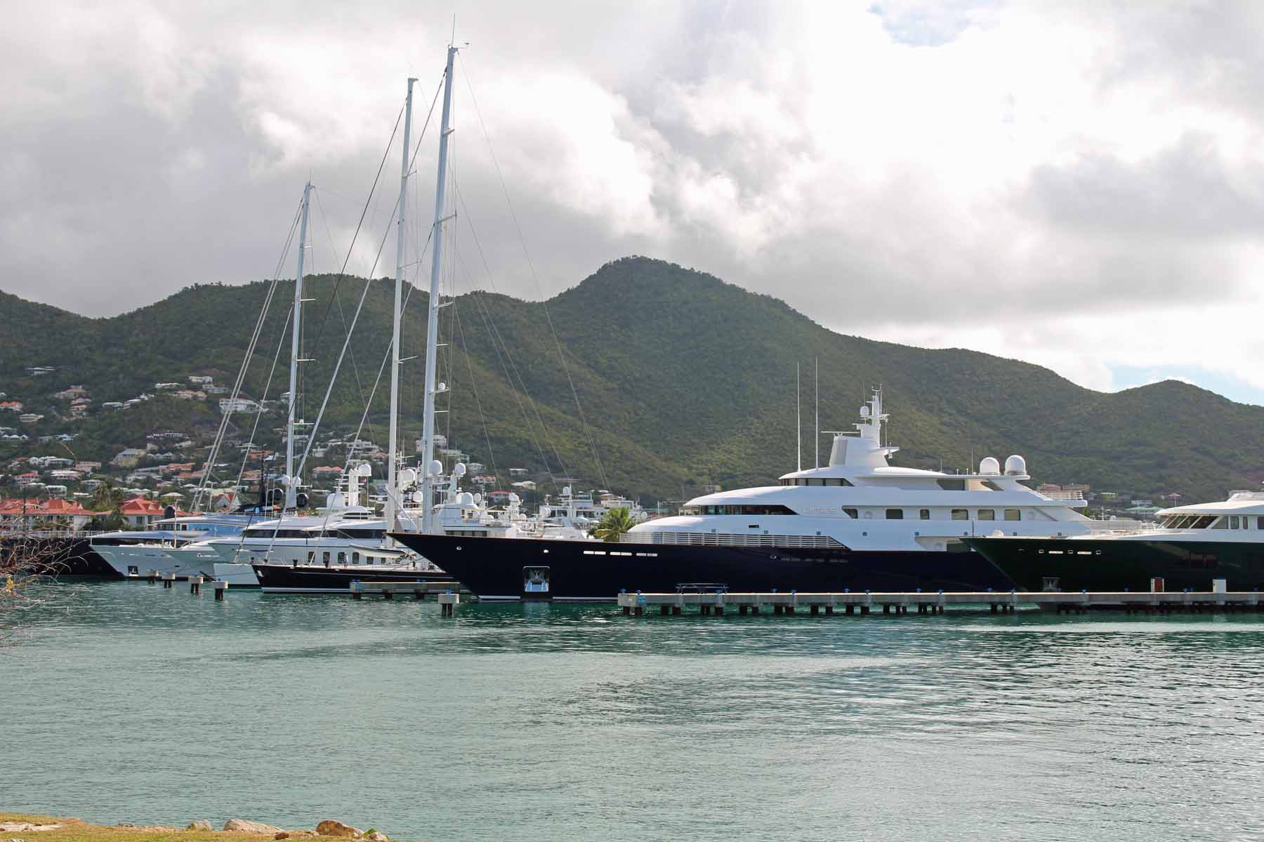 Sint Maarten, port de plaisance