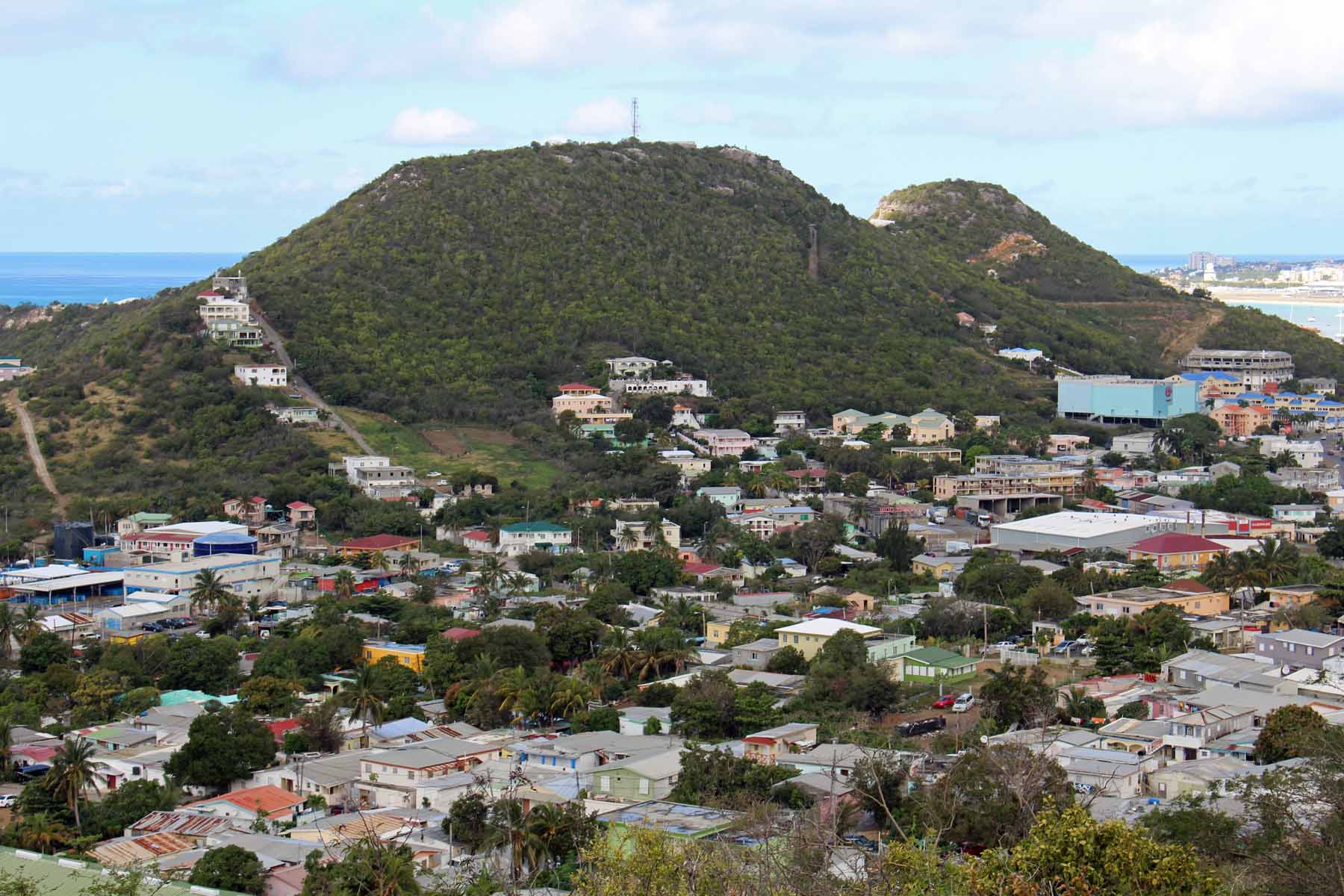 Ile de Saint-Martin, ville de Cole Bay