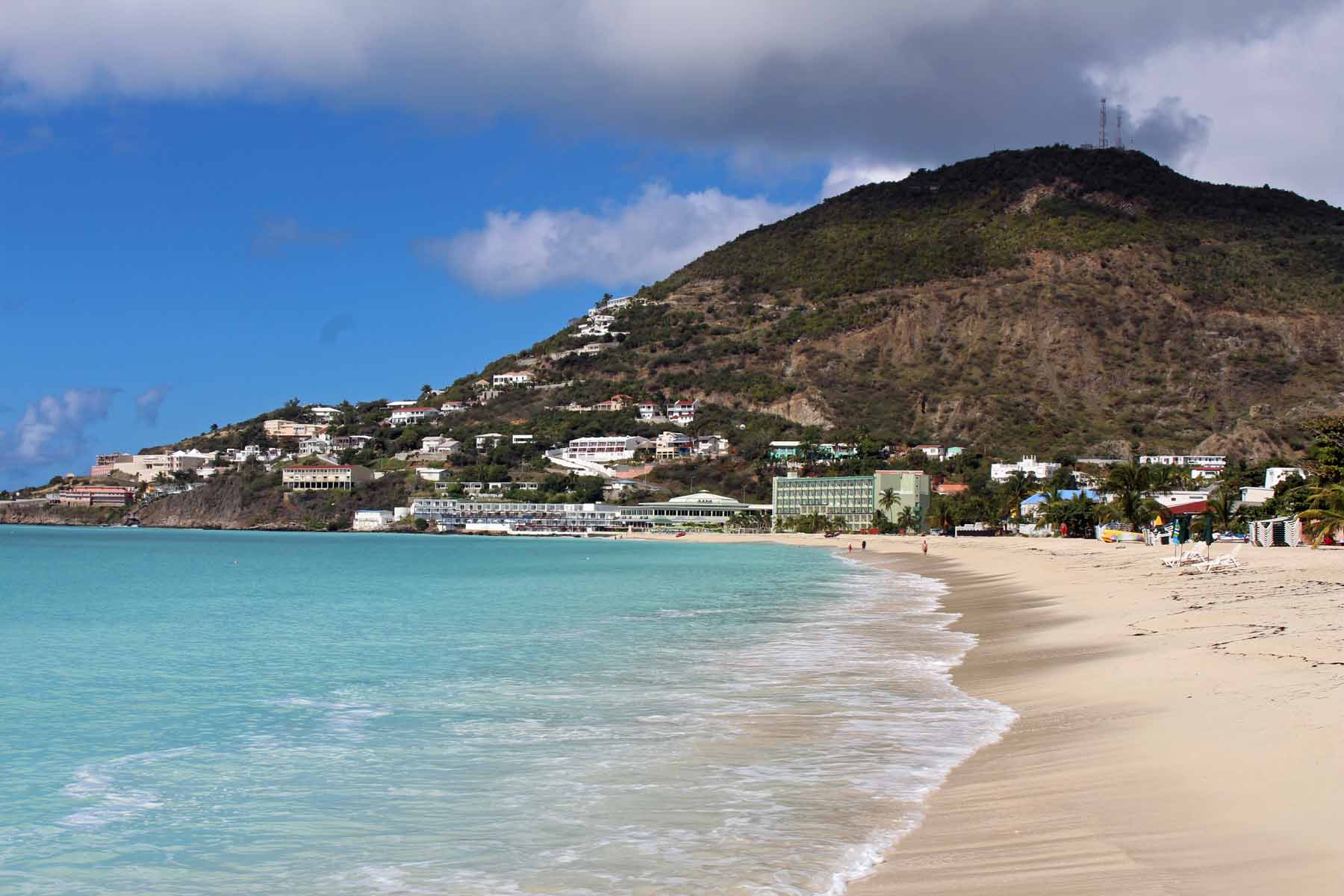 Ile de Saint-Martin, Philipsburg, plage, Great Bay