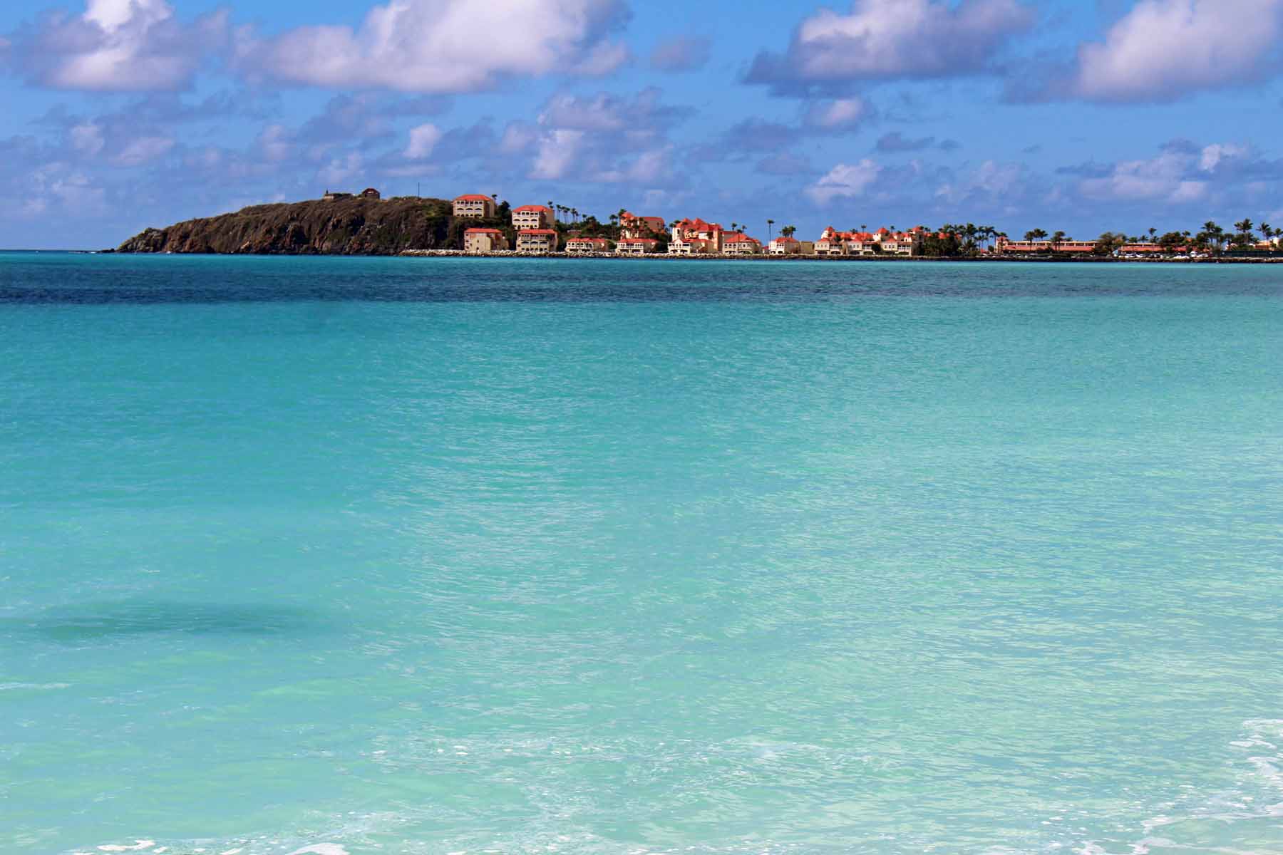 Ile de Saint-Martin, Philipsburg, mer turquoise, Great Bay