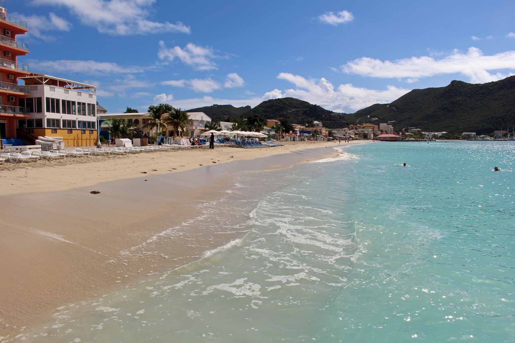 Ile de Saint-Martin, Philipsburg, plage