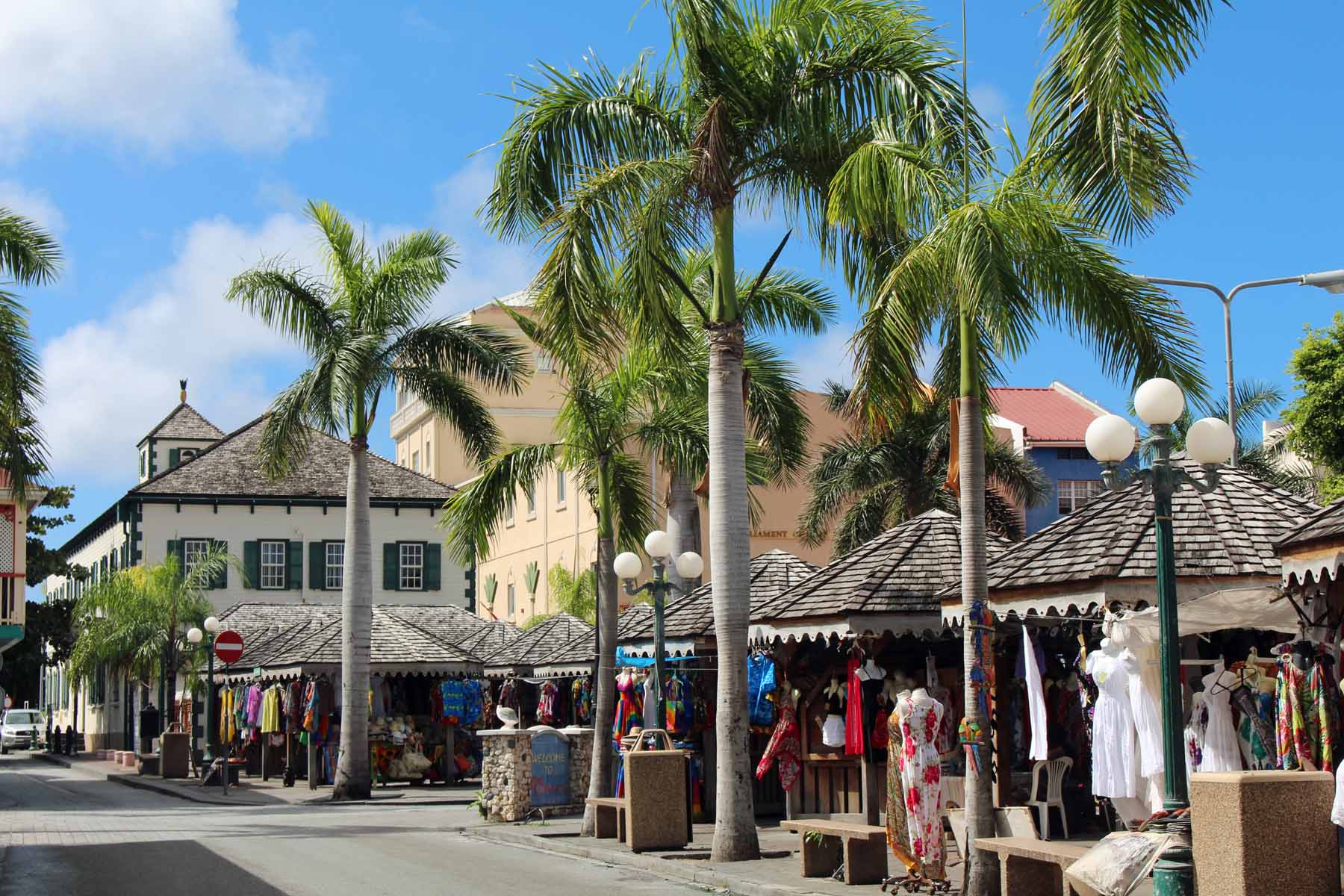 Ile de Saint-Martin, Philipsburg, marché