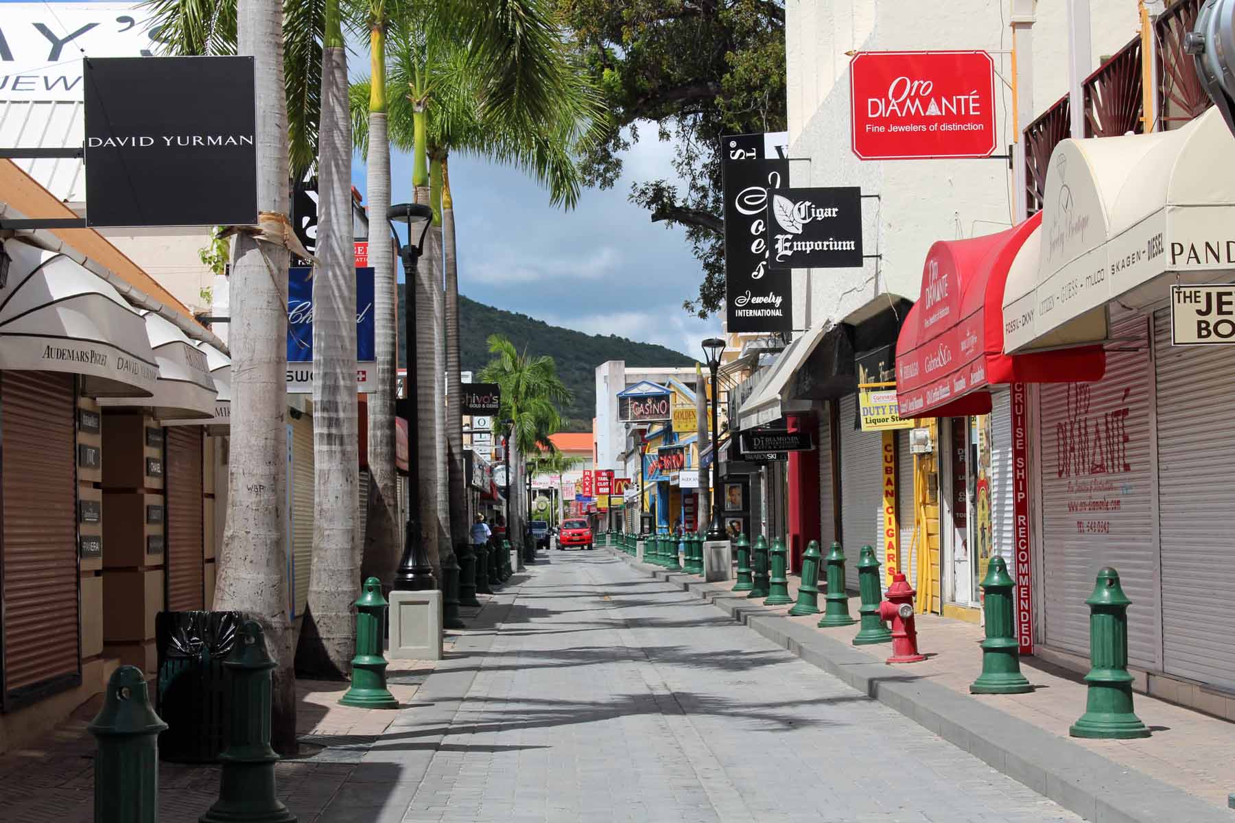 Ile de Saint-Martin, Philipsburg, Front Street