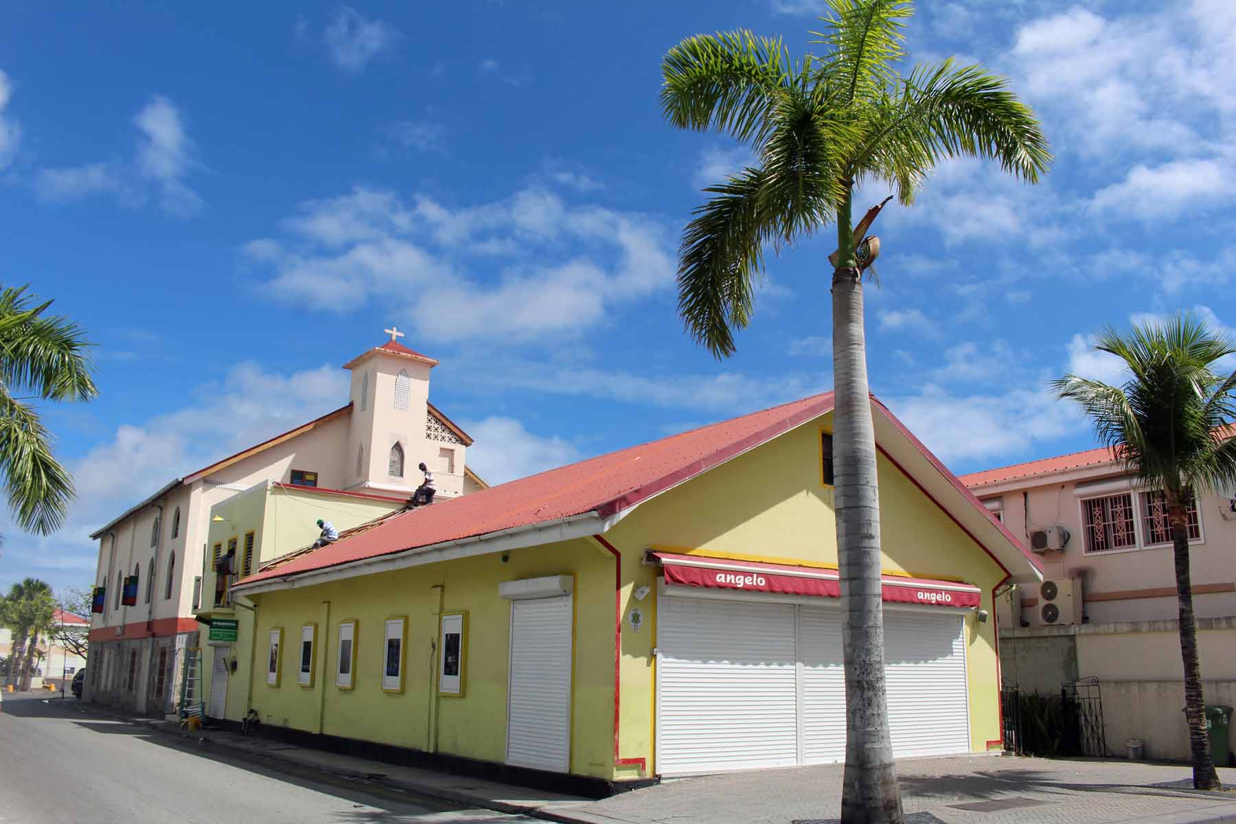 Ile de Saint-Martin, Philipsburg, église baptiste