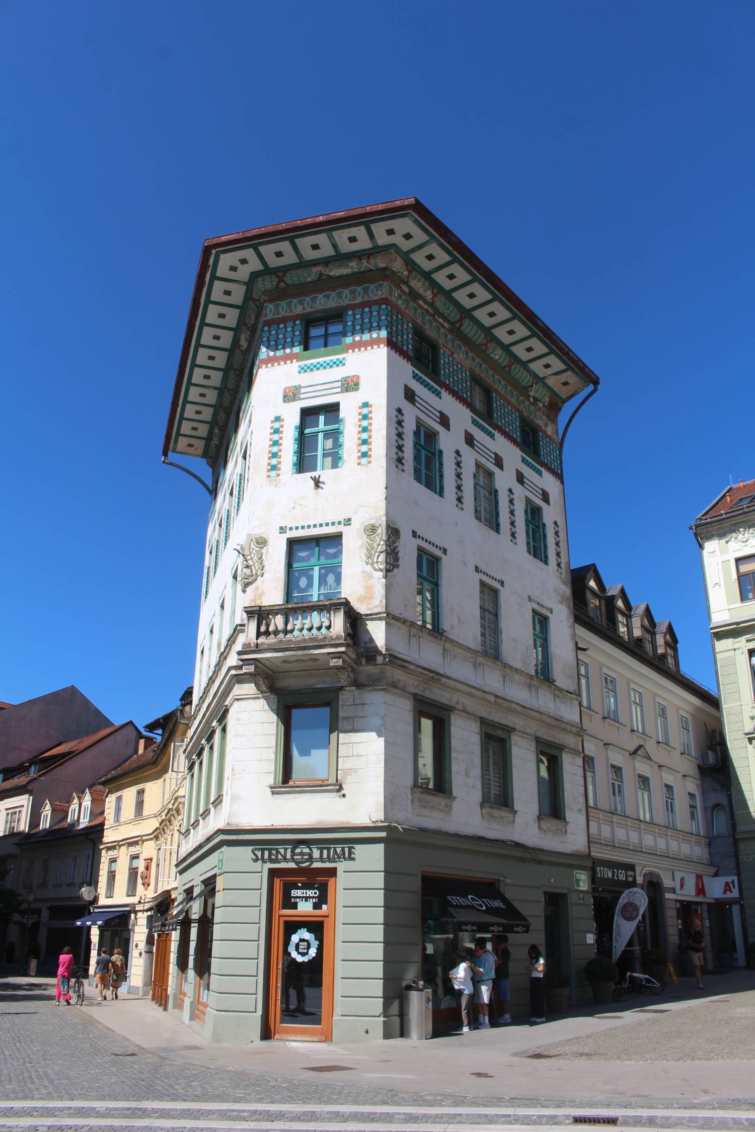 Ljubljana, maison Hauptmann